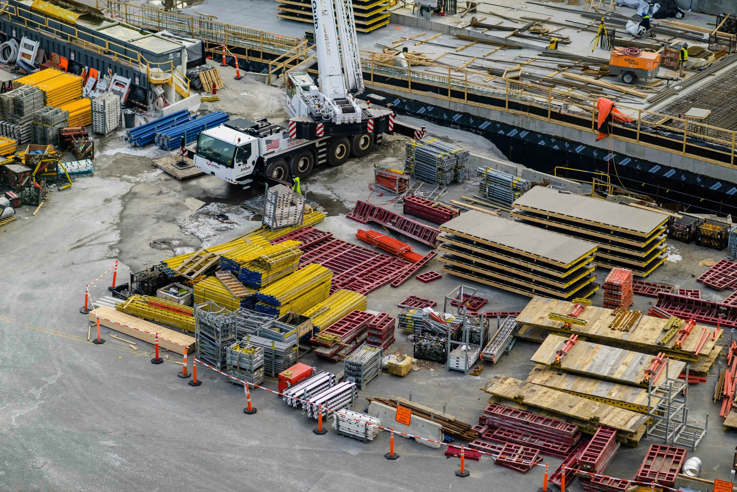 Construction materials factory